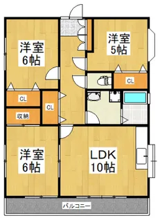 サンモール大堂B【1階】の間取り