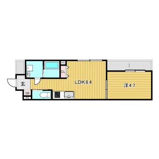 S-MOVE西宮今津【4階】の間取り