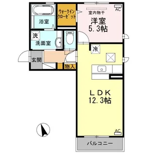 Forest ValleyIII C棟【1階】の間取り