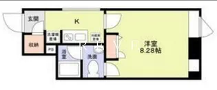 Kハウス芝公園【4階】の間取り