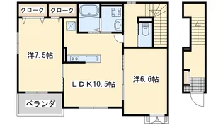 M&M【2階】の間取り