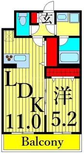 フェリシテ【2階】の間取り