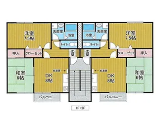 セジュール下長の間取り