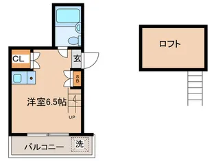 青山ハイツ【2階】の間取り