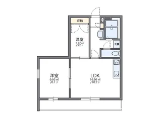 レオパレス石塚【3階】の間取り