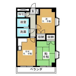 エクステリアうだがわビル【4階】の間取り