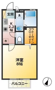 エターナル・ヒル【2階】の間取り