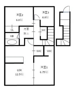 Maison Tsubaki(新築)【2階】の間取り