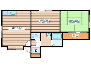 アーバンイソノ 312【2階】の間取り