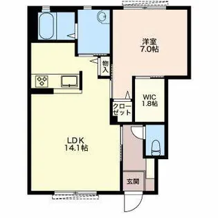 ベルスリーズ B棟【1階】の間取り