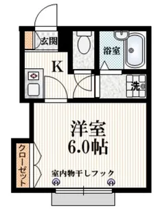 ブランドール【1階】の間取り