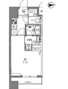 La Douceur秋葉原【5階】の間取り