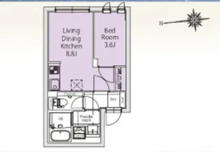 TASUKI杉並高井戸【3階】の間取り