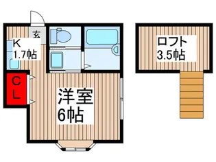 Sコ-ト小手指【2階】の間取り