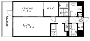 クリオラベルヴィ大崎グランクラス【2階】の間取り