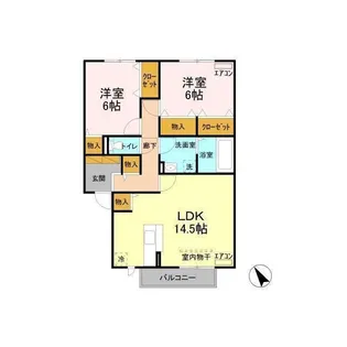 フェニーチェ【2階】の間取り