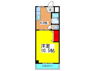 安田マンション【2階】の間取り