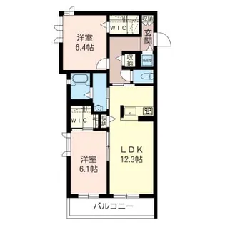 エクセランシャトー【3階】の間取り