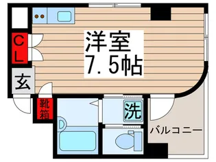 CASA PATIO【3階】の間取り