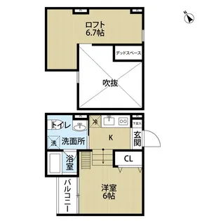 ウィステリアージュ堺東【1階】の間取り