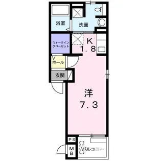 エスティーム・ケイ【2階】の間取り