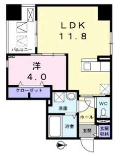 プラステ東島田【5階】の間取り