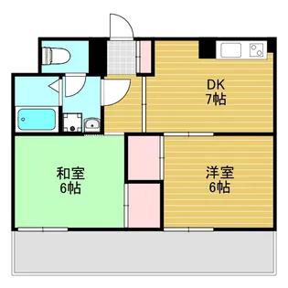 メゾンラメール【7階】の間取り