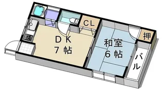 マンションベアー【3階】の間取り