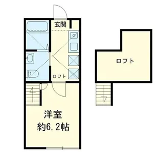 グラート大和中央【2階】の間取り
