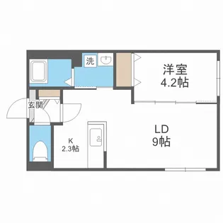 Terre de nord【4階】の間取り