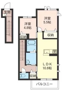 ロイヤルサルーンタケオIIの間取り