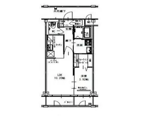 ボヌールソレイユ【3階】の間取り