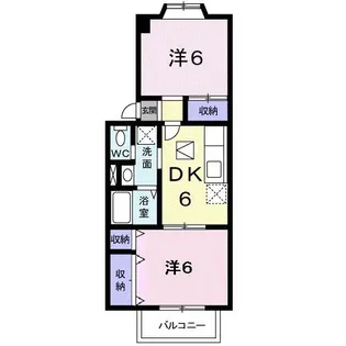 エスポアメゾンII【1階】の間取り