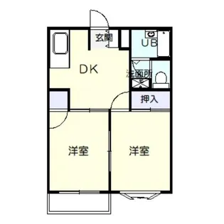 ファミールメゾンI B【2階】の間取り
