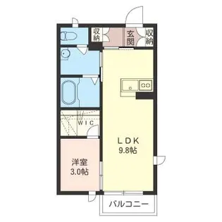 シャルール【2階】の間取り