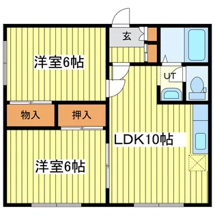 明園ビル【2階】の間取り