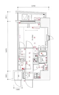 フェルクルールプレスト池袋ウエスト【4階】の間取り