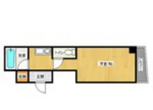 リボン金屋町マンション【2階】の間取り