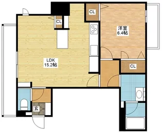 シャーメゾン Ange【2階】の間取り