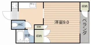 クリーンリブかすが【1階】の間取り