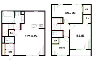 ラ・ルーチェの間取り
