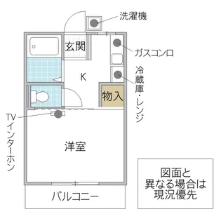 バンビーズ B棟【1階】の間取り