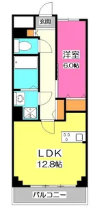 メゾンドール【1階】の間取り