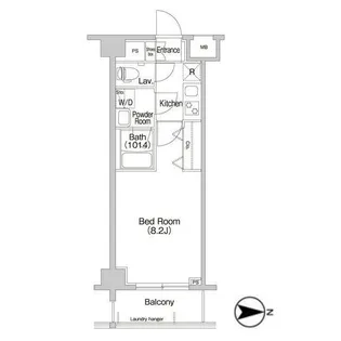 コンフォリア両国トロワ【2階】の間取り