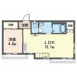 ジュネス永田東【2階】の間取り