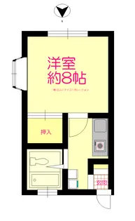 タイヨウハイツ楢原【2階】の間取り