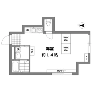 demeure学芸大【1階】の間取り