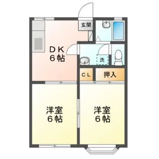 ア・ラ・プラージュ2【1階】の間取り