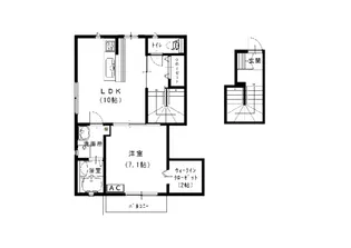 ハートプラザ14号地【2階】の間取り