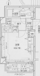 レガリアヒルズ池之端【3階】の間取り